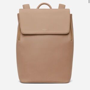 Matt & Nat Beige Vegan Leather Backpack